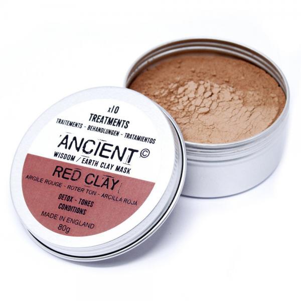 red clay face mask